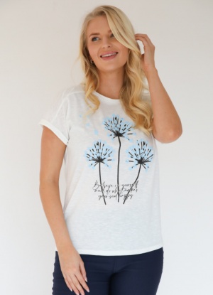 Mudflower Floral Print T-Shirt